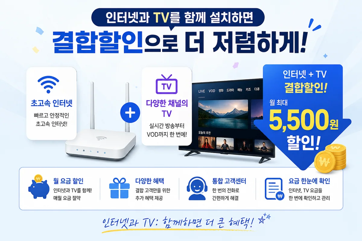 인터넷TV설치 안내 이미지